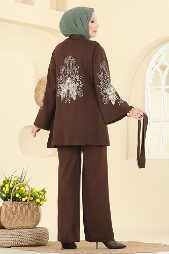 moda selvim Combined 1300MT581 Brown - Thumbnail