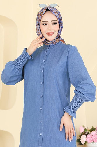 moda selvim Combined 1308ANT466 Light Denim - Thumbnail