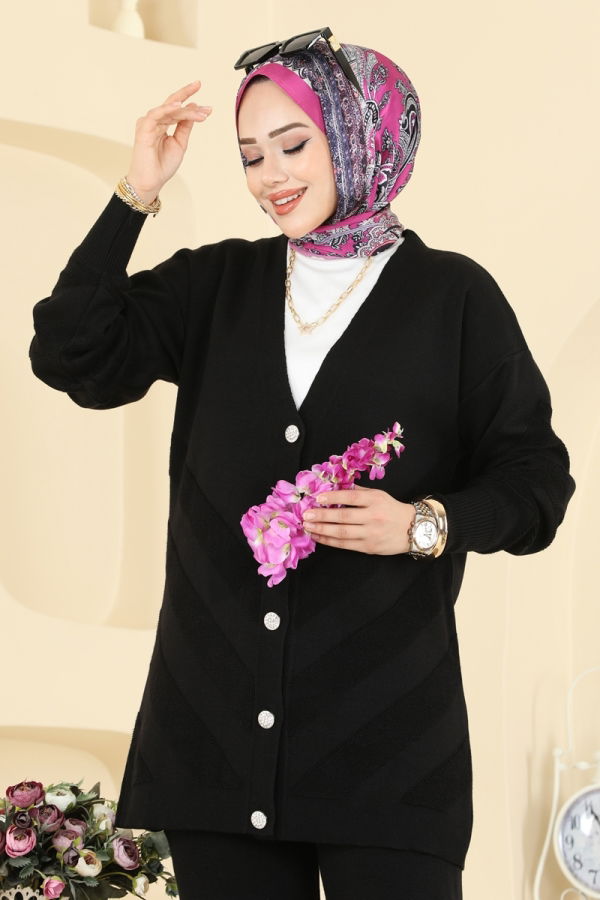 Modaselvim الاطقم طقم أسود 1314MT581