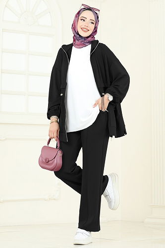 moda selvim Combined 1318ANT466 Black - Thumbnail