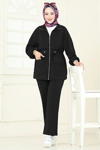 moda selvim Combined 1318ANT466 Black - Thumbnail