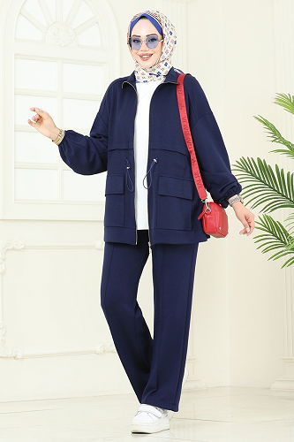 moda selvim Combined 1318ANT466 Navy Blue - Thumbnail