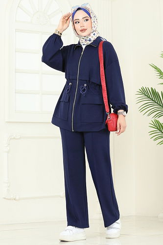 moda selvim Combined 1318ANT466 Navy Blue - Thumbnail