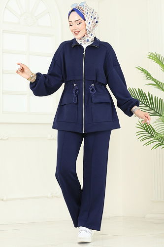 moda selvim Combined 1318ANT466 Navy Blue - Thumbnail