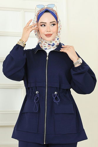 moda selvim Combined 1318ANT466 Navy Blue - Thumbnail