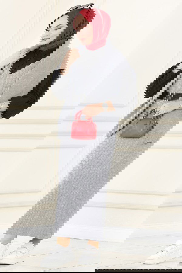 Modaselvim خصم صافٍ20%+20% في سلة التسوق طقم رمادي 1327MT581