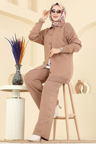 moda selvim طقم بيج 1335MT581 - Thumbnail