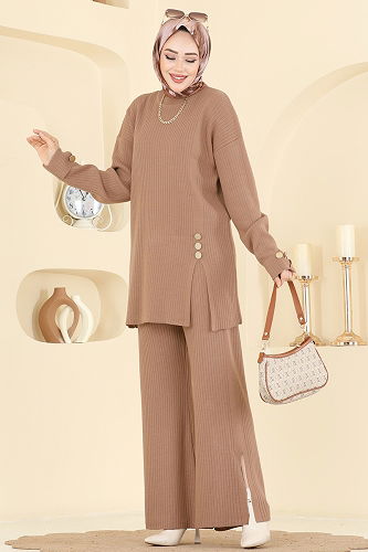 moda selvim طقم بيج 1336MT581 - Thumbnail