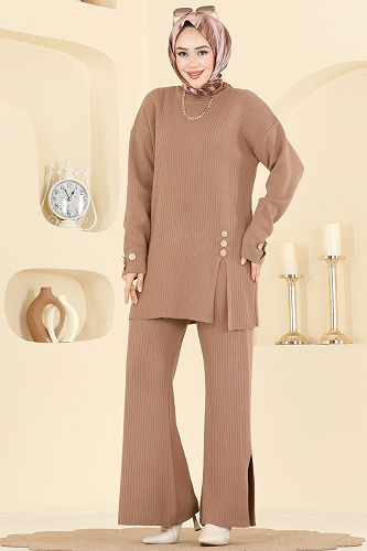 moda selvim طقم بيج 1336MT581 - Thumbnail