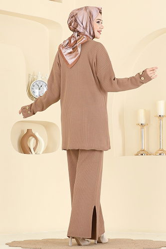 moda selvim طقم بيج 1336MT581 - Thumbnail