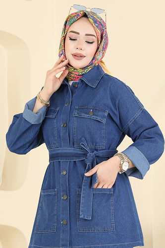 moda selvim Combined 1339ANT466 Light Denim - Thumbnail