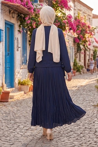 moda selvim Combined 1393ANT466 Navy Blue - Thumbnail
