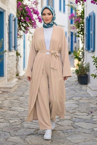 moda selvim Combined 1394ANT466 Beige - Thumbnail