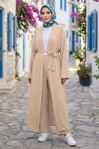 moda selvim Combined 1394ANT466 Beige - Thumbnail