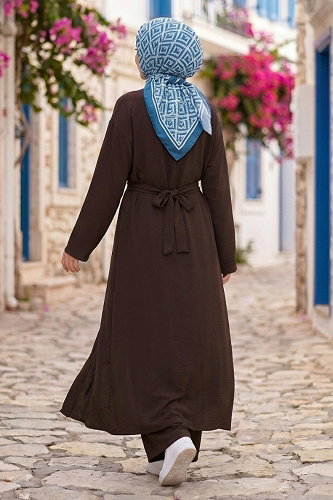 moda selvim Combined 1394ANT466 Brown - Thumbnail