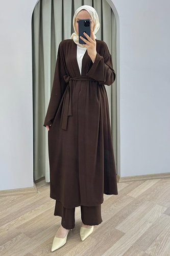 moda selvim Combined 1394ANT466 Brown - Thumbnail
