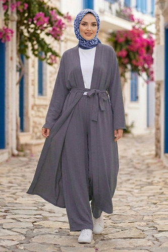 moda selvim Combined 1394ANT466 Gray - Thumbnail