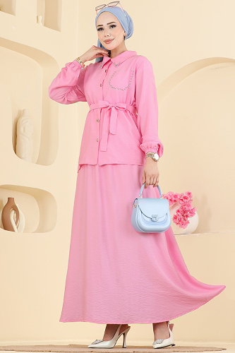 moda selvim Combined 142NZRK1200 Pink - Thumbnail
