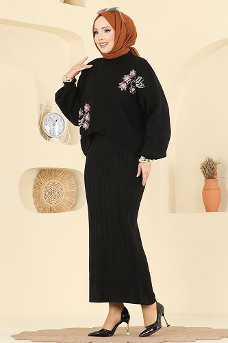 moda selvim Combined 1433MT581 Black - Thumbnail