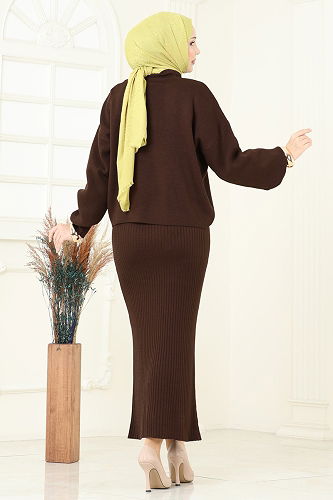 moda selvim Combined 1436MT581 Brown - Thumbnail