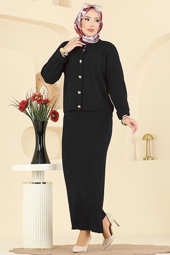 moda selvim Combined 1438MT581 Black - Thumbnail