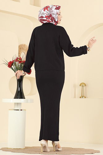 moda selvim Combined 1438MT581 Black - Thumbnail