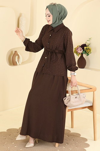 moda selvim Combined 143NZRK1200 Brown - Thumbnail