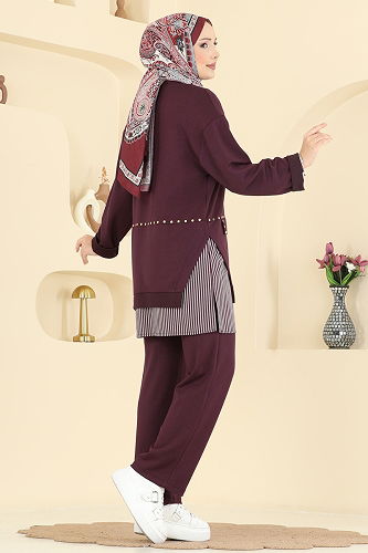 moda selvim Combined 14410SBL832 Damson - Thumbnail