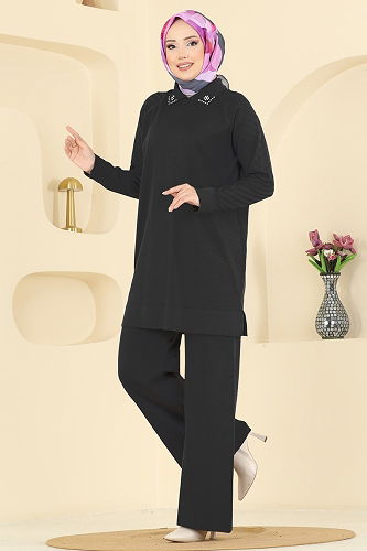 moda selvim Combined 144ART1138 Black - Thumbnail