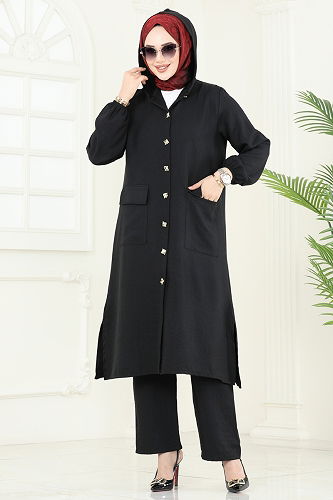 moda selvim Combined 145HBS856 Black - Thumbnail