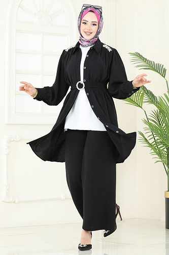 moda selvim Combined 1470MP806 Black - Thumbnail