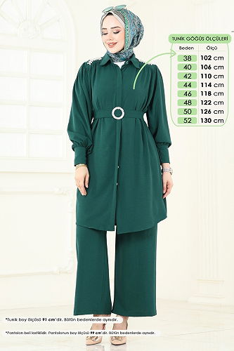 moda selvim طقم زيتي 1470MP806 - Thumbnail