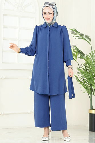 moda selvim Combined 1470MP806 Indigo - Thumbnail