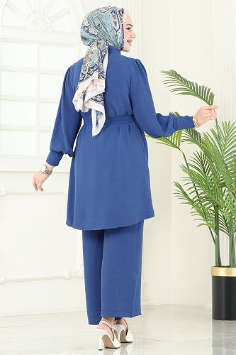 moda selvim طقم ازرق 1470MP806 - Thumbnail