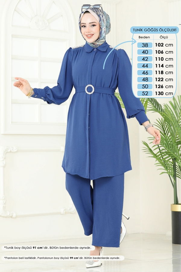 Modaselvim خصم صافٍ20%+20% في سلة التسوق طقم ازرق 1470MP806