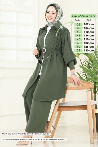 moda selvim Combined 1470MP806 Khaki - Thumbnail