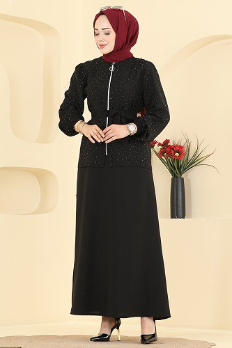 moda selvim Combined 153NZRK1200 Black - Thumbnail