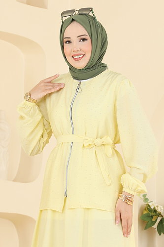 moda selvim Combined 153NZRK1200 Yellow - Thumbnail