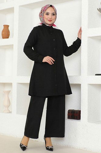 moda selvim Combined 15841NVN696 Black - Thumbnail