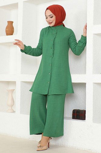 moda selvim Combined 15841NVN696 Green - Thumbnail