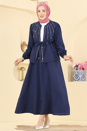 moda selvim Combined 161NZRK1200 Navy Blue - Thumbnail