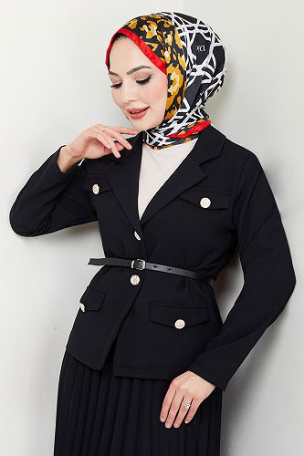 moda selvim Combined 16201BSK984-M Black - Thumbnail