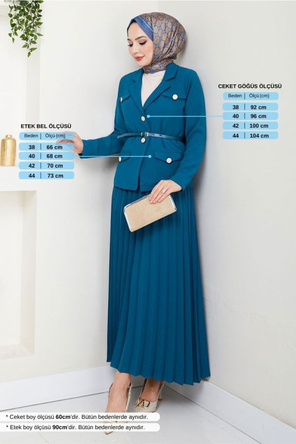 Modaselvim NET 20%+20% DISCOUNT IN THE CARD Combined 16201BSK984-M Indigo