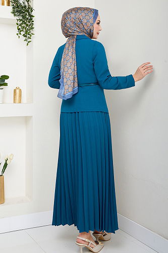 moda selvim Combined 16201BSK984-M Indigo - Thumbnail