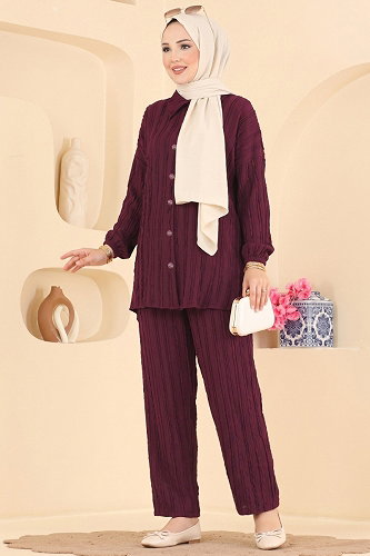 moda selvim Combined 162NZRK1200 Damson - Thumbnail