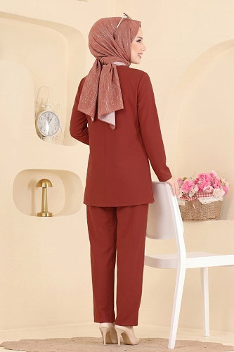 moda selvim طقم قرميدي 165NZRK1200 - Thumbnail