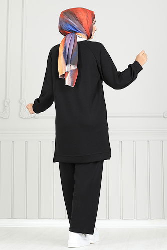 moda selvim Combined 1689LNA1042-M Black - Thumbnail