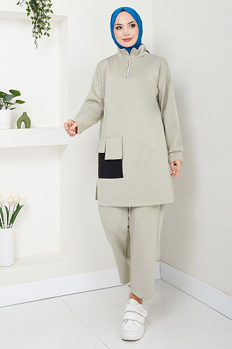 moda selvim Combined 1732LNA1042-M Beige - Thumbnail