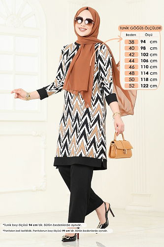 moda selvim Combined 175BO429 Black - Thumbnail