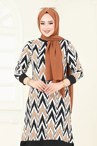 moda selvim طقم أسود 175BO429 - Thumbnail